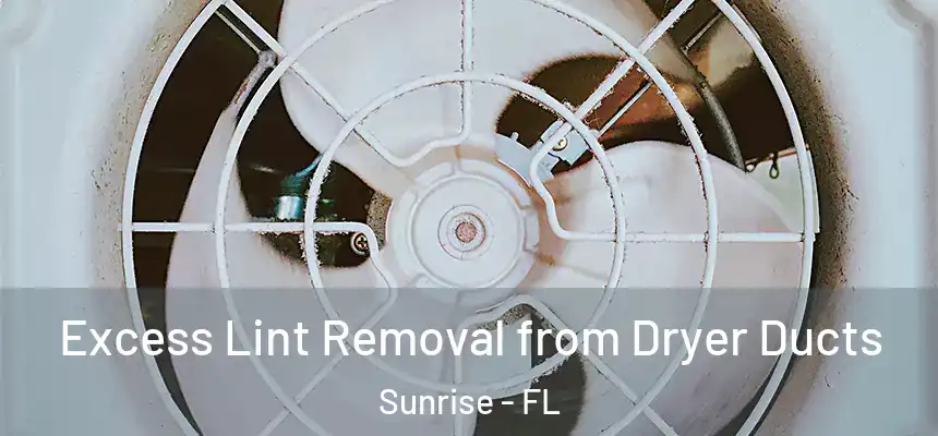 Excess Lint Removal from Dryer Ducts Sunrise - FL